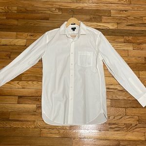 J.Crew Thompson Stretch Wrinkle-Free Shirt in White